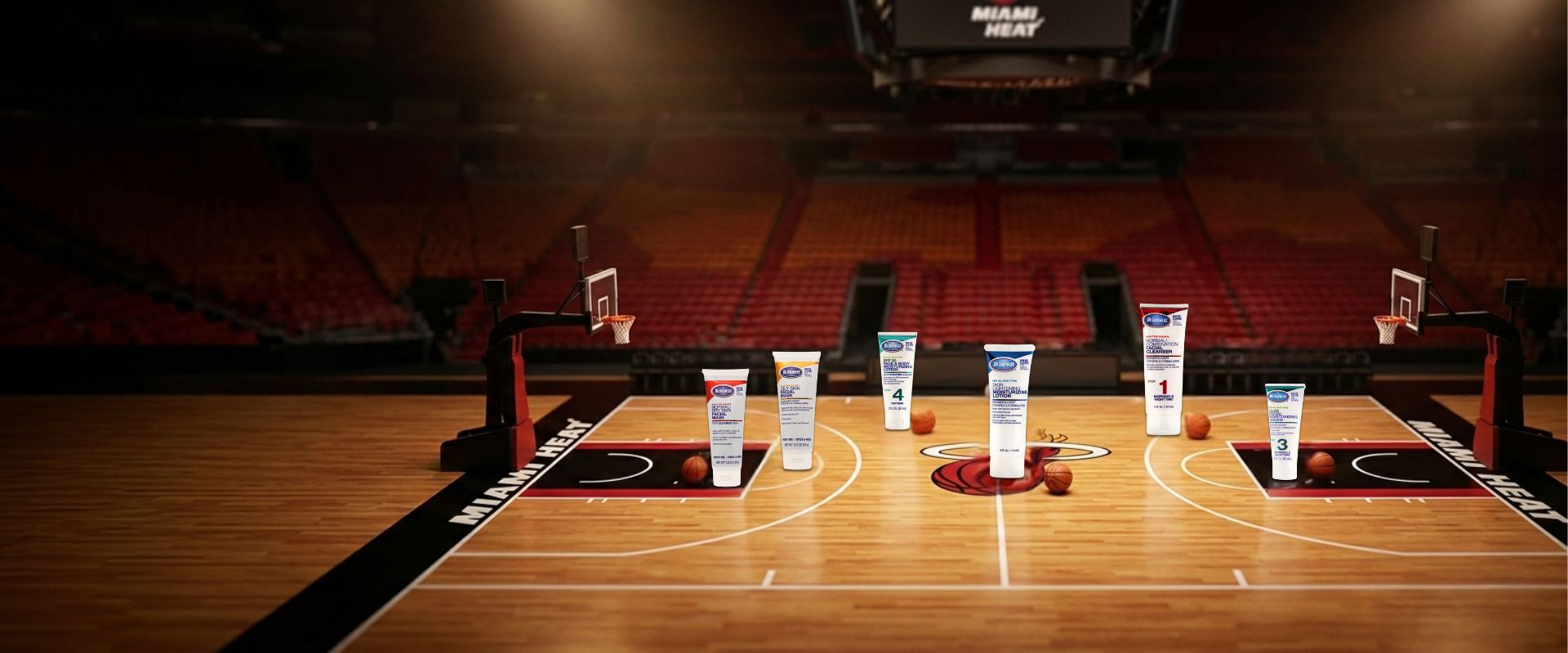 Miami Heat Court with Dr. Thrower Products